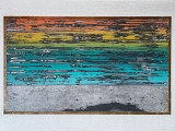 Angel Island Fog -Luminescent Silk -34-x-46